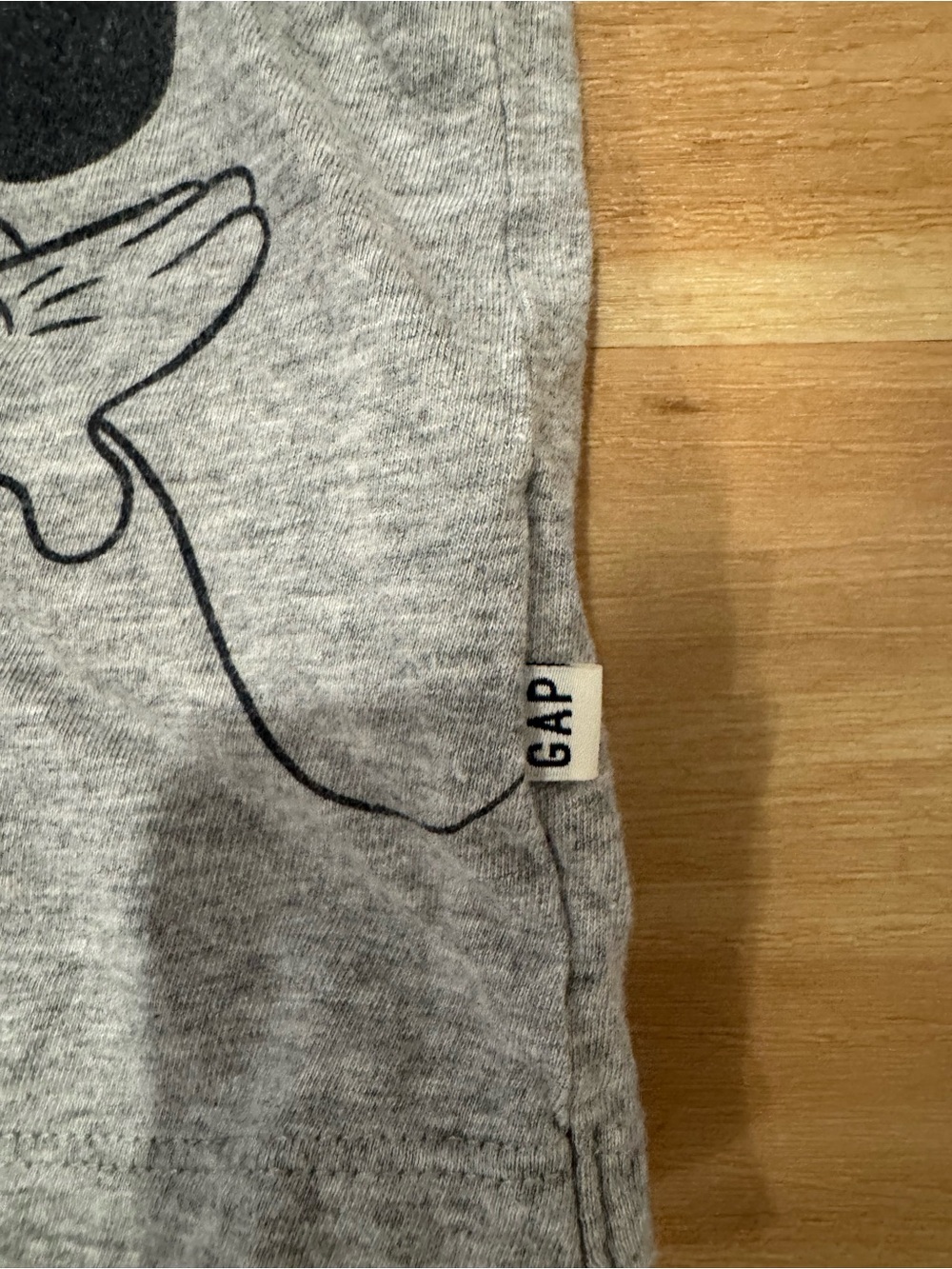 Minnie Mouse Bubbles Baby Gap Tee Shirt Gray Glitter 18-24 months - Picture 2 of 6